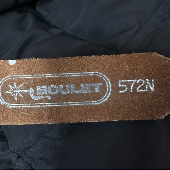 Boulet Brown Leather Belt 5721 Silver Buckle Size 28/70 Westerncore Cowboy - Picture 4 of 9